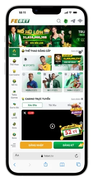 Đăng Ký Febet Trên App Di Động