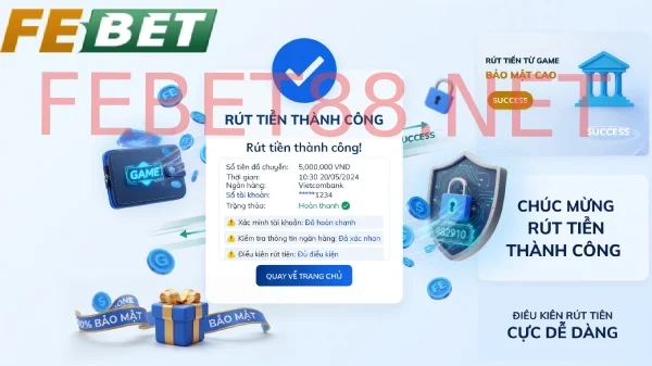rút tiền Febet